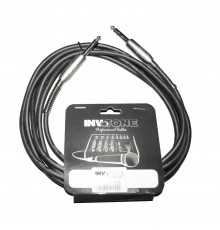 INVOTONE ACM1203S BK - аудио кабель, 6,3 джек стерео <-> 6,3 джек стерео, длина 3 м