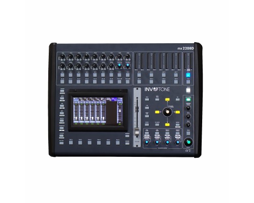 INVOTONE MX2208D - цифровой микшерный пульт, 22 входа, 12 выходов, 2 FX процессора
