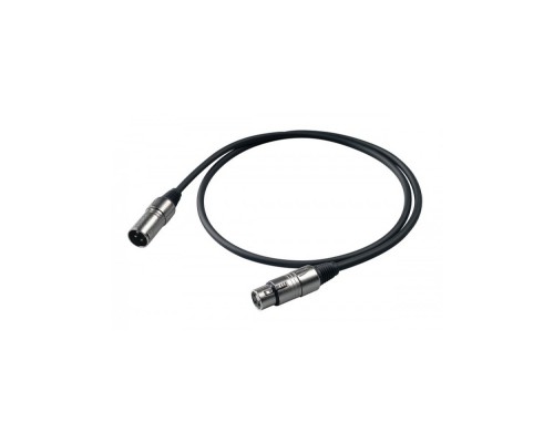 PROEL BULK250LU15 - микрофонный кабель, XLR (папа) <-> XLR (мама), длина - 15 м