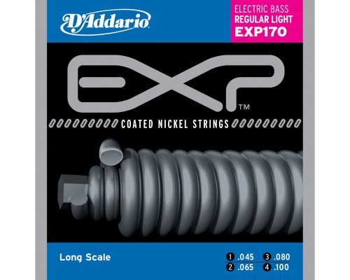 D'ADDARIO EXP170 - струны для БАС-гитары long 045-100, nickel