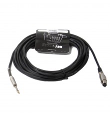 INVOTONE ACM1010 BK - микрофонный кабель , 6,3 джек моно <-> XLR (мама), длина 10 м (черный)