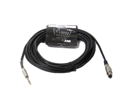 INVOTONE ACM1010 BK - микрофонный кабель , 6,3 джек моно <-> XLR (мама), длина 10 м (черный)