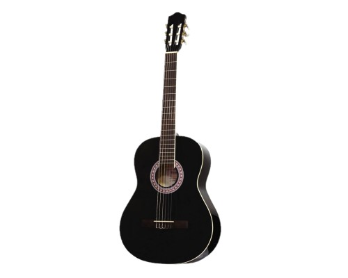 BARCELONA CG36 BK 4/4 - классическая гитара, 4/4, анкер, верхняя дека - ель, цвет чёрный глянцевый