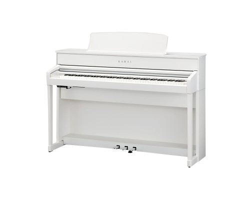KAWAI CA701 W - цифровое пианино, 88 клавиш, банкетка, механика Grand Feel III, цвет белый матовый