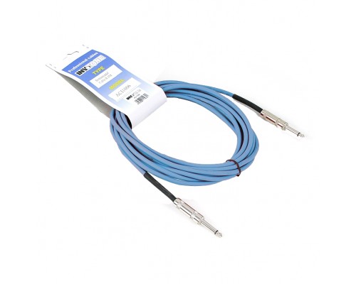 INVOTONE ACI1004 B - инструментальный кабель, 6,3 джек моно <-> 6,3 джек моно, длина 4 м (синий)