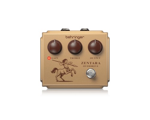BEHRINGER ZENTARA OVERDRIVE - педаль эффектов, легендарный 'прозрачный' овердрайв