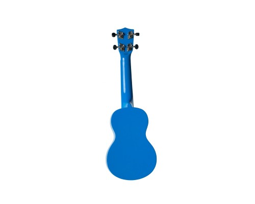 WIKI UK/RACING BLUE - гитара укулеле сопрано, липа, расцв. спортивного авто, чехол в компл.