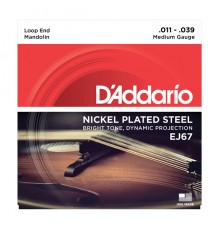 D'ADDARIO EJ67 - струны для мандолины с обмоткой из стали с никелевым покрытием