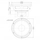 EIGHTEEN SOUND 8NMB420/8 - 8' динамик среднебасовый, 8 Ом, 280 Вт AES, 95 дБ, 60...5500 Гц