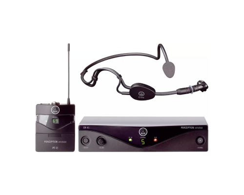 AKG Perception Wireless 45 Sports Set BD A - Радиосист. микрофоном с оголовьем C544L, приёмник SR45