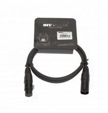 INVOTONE ADC1001 - кабель DMX с разъемами XLR(папа) - XLR(мама, длина - 1м