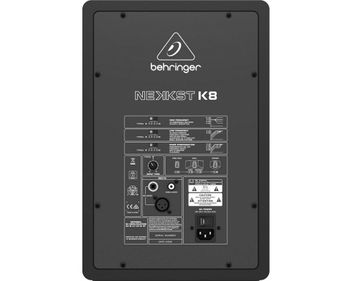 BEHRINGER K8 - активный двухполосный студийный монитор 8``, би-амп, 150 Вт