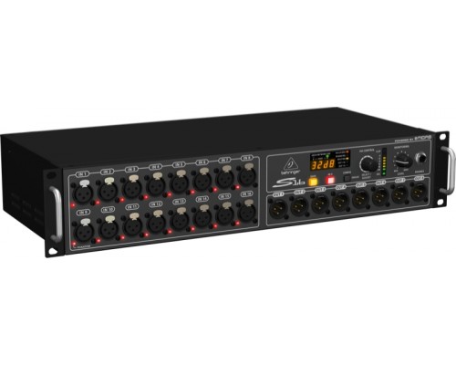 BEHRINGER S16 - коммут. блок для цифр. микш (16 мик/лин вх, 8 ан вых) ADAT, MIDI, USB