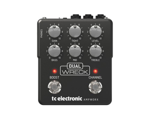 TC ELECTRONIC DUAL WRECK PREAMP - двухканальный гитарный предусилитель, педаль