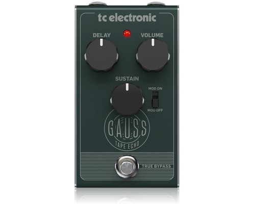 TC ELECTRONIC GAUSS TAPE ECHO - гитарная педаль, эффект дилей