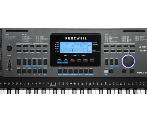 KURZWEIL KP150 LB - синтезатор, 61 клавиша, полифония 128, цвет черный