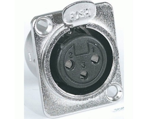 PROEL XLR3FDL - разъем XLR 3Р, мама, панельный, корпус металл