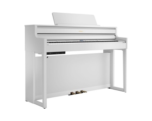 ROLAND HP704 WH SET - цифр. пианино, комплект со стойкой, 88 клавиш, цвет белый