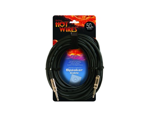ONSTAGE SP14-50 - колоночный кабель 2х2мм2, 6,3 джек моно <-> 6,3 джек моно, длина 15,24 м