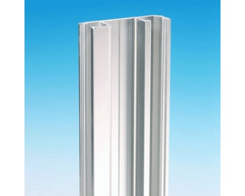ADAM HALL 6165 - профиль двойной, алюминиевый, 3 мм. Длина 4 м (цена за 1 м)