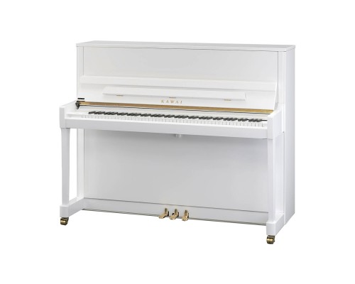 KAWAI K-300 WH/P - пианино, 122х149х61, 227 кг., цвет белый полиров., механизм Millennium III.