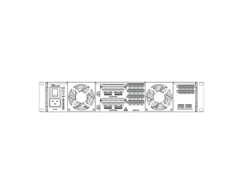 POWERSOFT Ottocanali 12K4 DSP+DANTE - восьмиканальный усилитель мощности 8 x 1100 Вт (2 Ома)