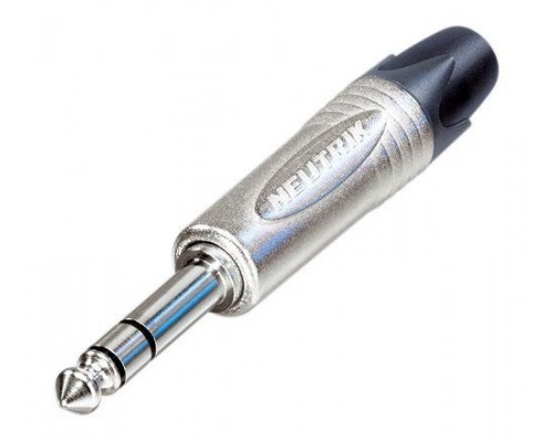 NEUTRIK NP3X - джек стерео, кабельный, 6.3 мм, корпус металл, цвет - никель
