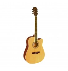 BEAUMONT DG141 - акустическая гитара, дредноут с вырезом 41', корпус липа, цвет натуральный, матовый