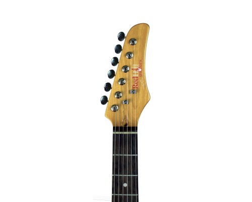 REDHILL STM300 MBK - электрогитара, Stratocaster, S-S-H, ольха/клен+палисандр, цвет черный металлик