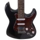 REDHILL STM300 MBK - электрогитара, Stratocaster, S-S-H, ольха/клен+палисандр, цвет черный металлик