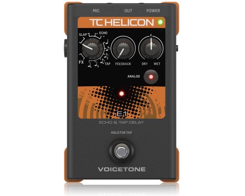 TC HELICON VOICETONE E1 - вокальная педаль эффектов эхо и задержки