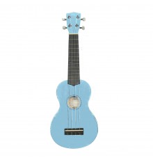 WIKI UK10G/BBL - гитара укулеле сопрано, клен, цвет синий глянец, чехол в комплекте