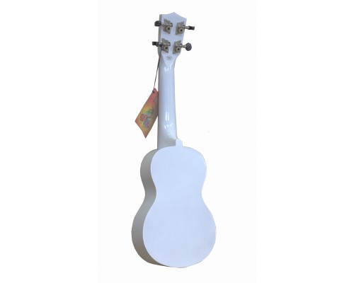 WIKI UK/SLAVE - гитара укулеле, сопрано, липа, рисунок 'Славянский узор', чехол в комплекте