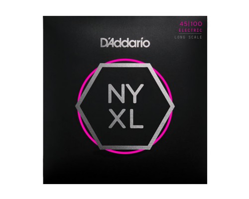 D'ADDARIO NYXL45100 - струны для БАС-гитары ,Long Scale, Regular Light