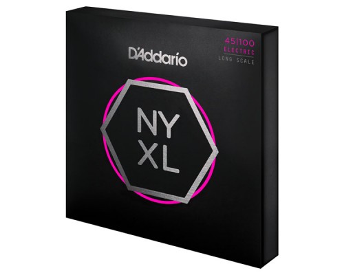 D'ADDARIO NYXL45100 - струны для БАС-гитары ,Long Scale, Regular Light