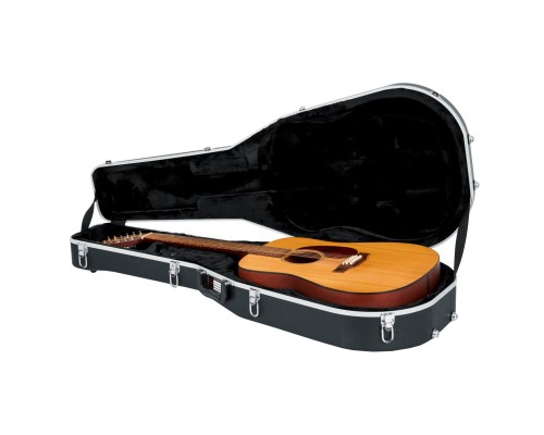GATOR GC-DREAD-12 - роскошный пластиковый кейс для 12-струнных гитар типа дредноут