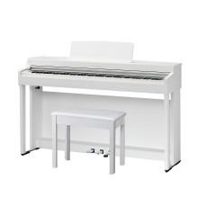KAWAI CN201 W - цифровое пианино, банкетка, механика Responsive Hammer III, 88 клавиш, цвет белый