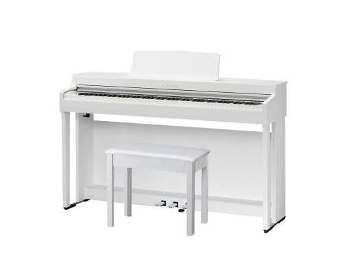 KAWAI CN201 W - цифровое пианино, банкетка, механика Responsive Hammer III, 88 клавиш, цвет белый