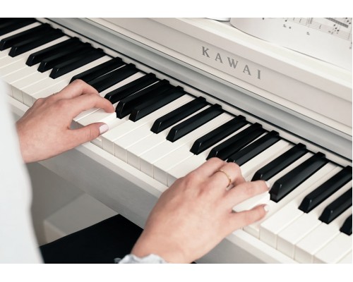 KAWAI CN201 W - цифровое пианино, банкетка, механика Responsive Hammer III, 88 клавиш, цвет белый