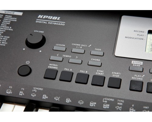 KURZWEIL KP90L LB - синтезатор, 61 клавиша, полифония 32, цвет чёрный