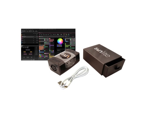 SUNLITE - BC - DMX интерфейс, 512 DMX каналов, USB type C, Art-Net (опционально), SUT