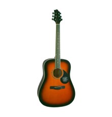 GREG BENNETT GD100S VS - акустическая гитара, дредноут, цвет скрипичный санбёрст