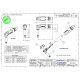 AMPHENOL ACPM-TB - джек моно, угловой, кабельный, 6.3 мм, корпус термопластик, цвет - черный