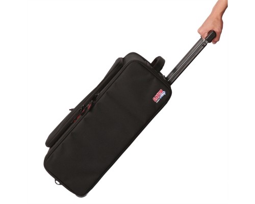 GATOR GR-RACKBAG-2UW - сумка рэковая, стальные рельсы, 2U, на колёсах