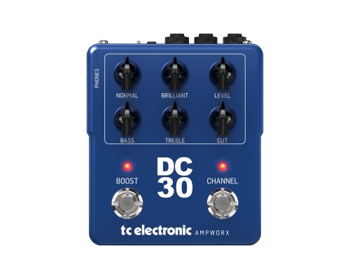 TC ELECTRONIC DC30 PREAMP - двухканальный гитарный преамп/предусилитель, винтажная серия