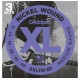 D'ADDARIO EXL115-3D - струны для электрогитары., Blues/Jazz Rock, никель, 11-49, 3 комплекта