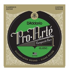 D'ADDARIO EJ25C Flamenco - струны для классической гитары (три первые струны - Clear)