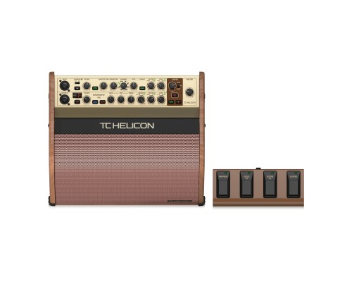 TC HELICON HARMONY V60 - 2-х канальный комбоусилитель для акустической гитары/вокала, 60 Вт