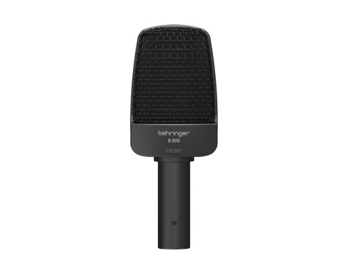 BEHRINGER B 906 - динамический микрофон с переключателем: НЧ фильтр , подъем ВЧ, линейная АЧХ