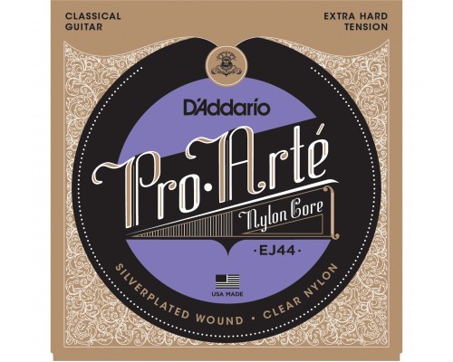 D'ADDARIO EJ44 - струны для классической гитары, серебро (Silver), X-Hard Tension
